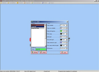 Application color scheme