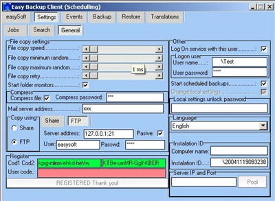 Compress files before backup